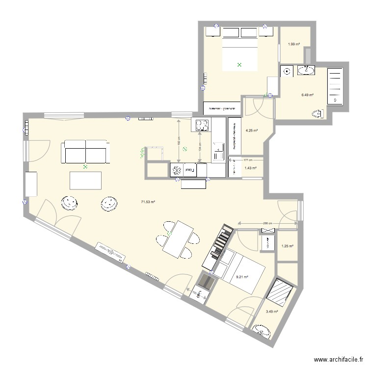 Maison Lafitte. Plan de 0 pièce et 0 m2