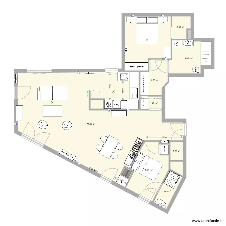 Maison Lafitte. Plan de 