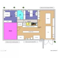 plan sous sol : CHAMBRES AGRANDIES