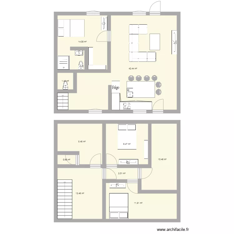sens sur seille. Plan de 