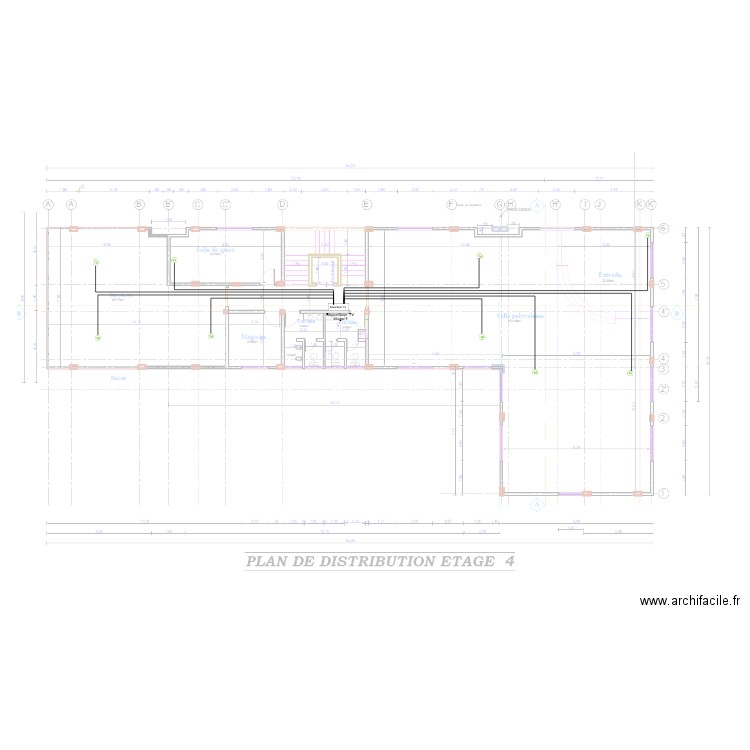 TV Etage 4 HOTEL TAZ KRIBI. Plan de 0 pièce et 0 m2