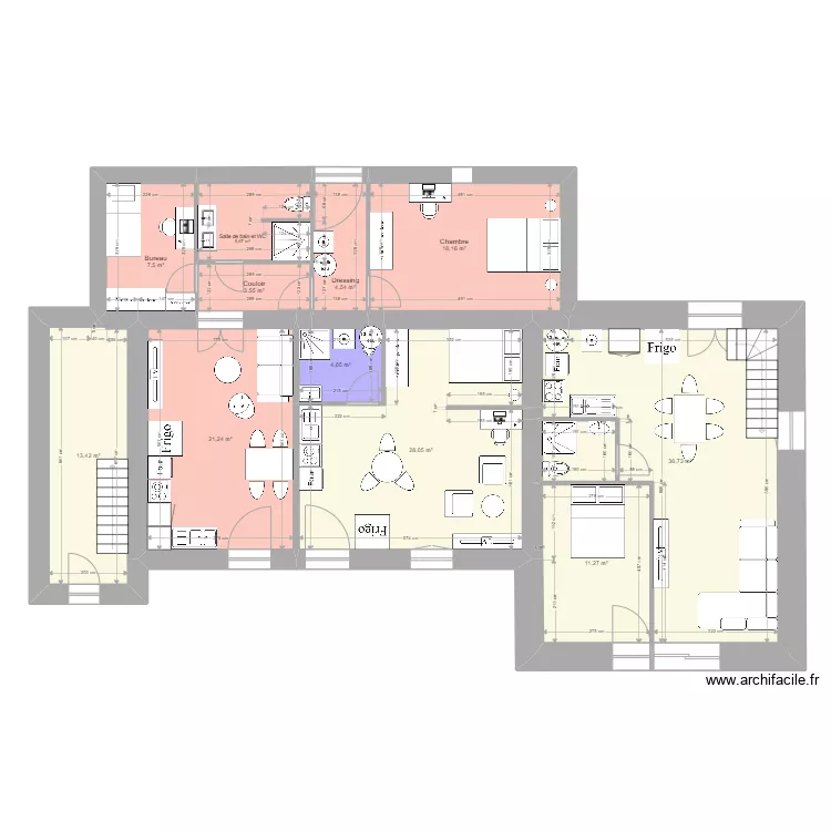 St Sulpice des landes - 1ere visite (Projet) CJ. Plan de 