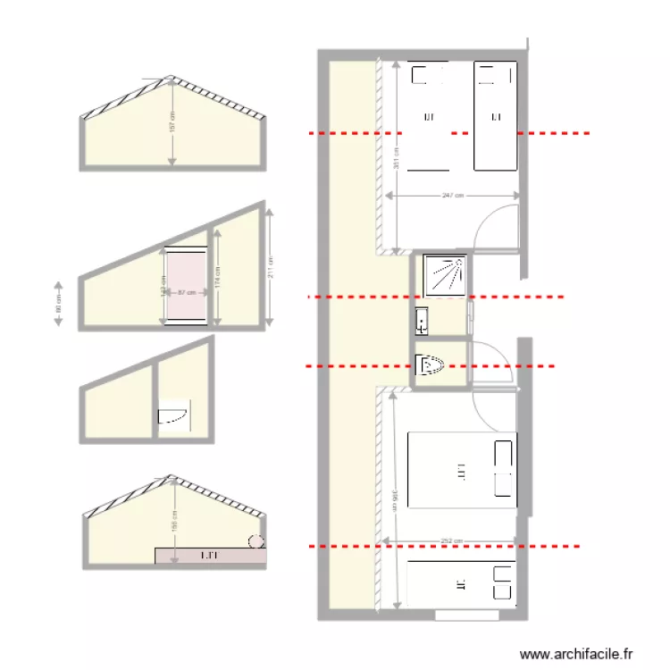 dortoire 25 12. Plan de dortoire 25 12. Plan de