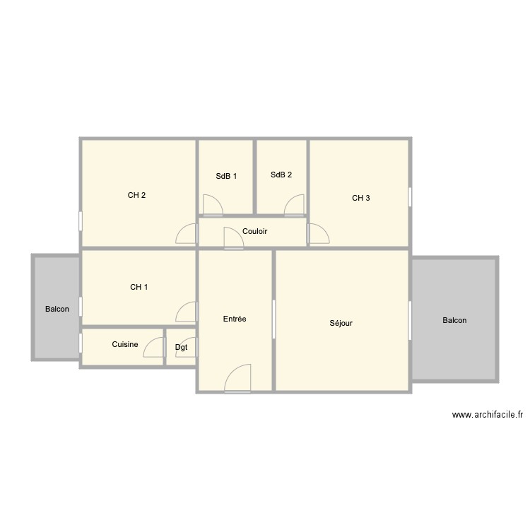 84 vincennes. Plan de 0 pièce et 0 m2