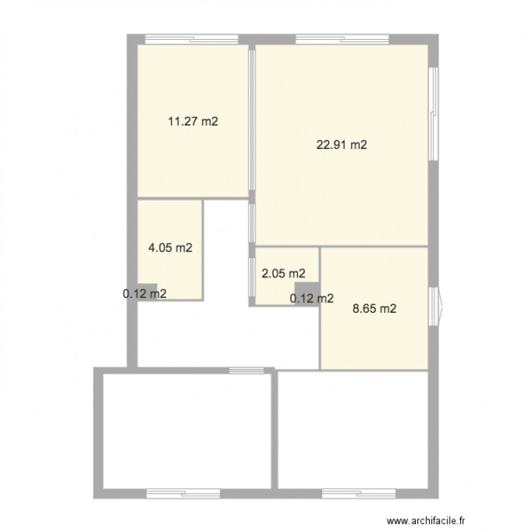 alaire appart origine. Plan de 0 pièce et 0 m2