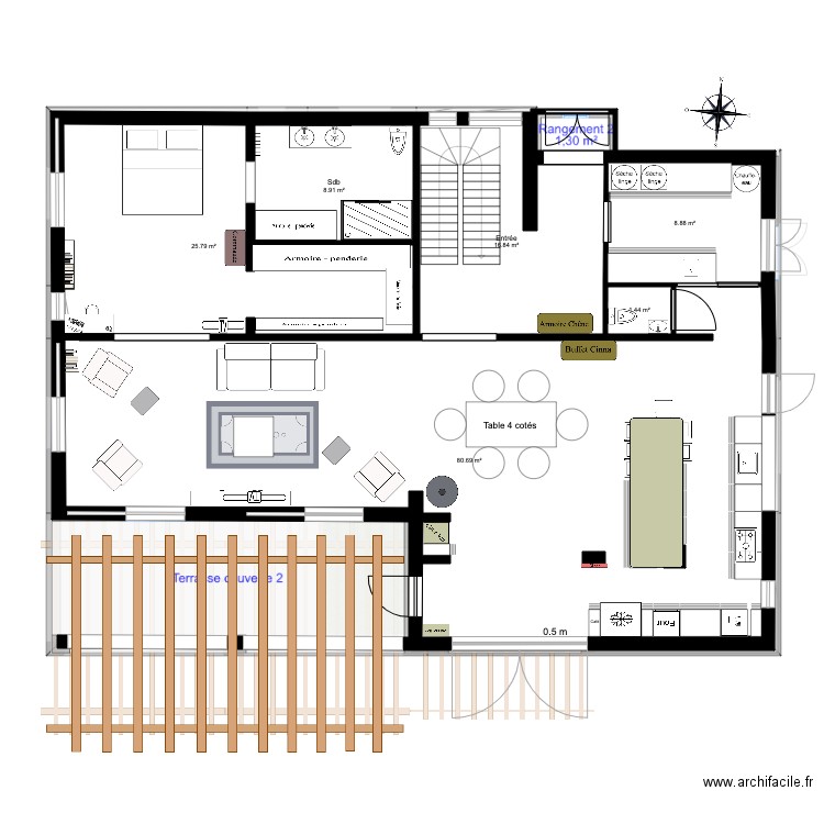 B Rdc 9. Plan de 0 pièce et 0 m2