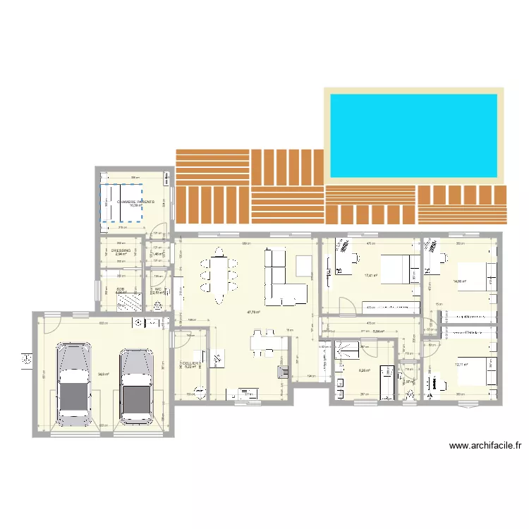 maison v2. Plan de 