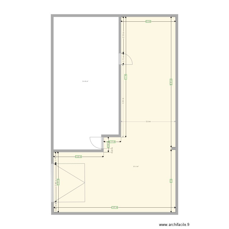 Sous sol v2. Plan de 0 pièce et 0 m2