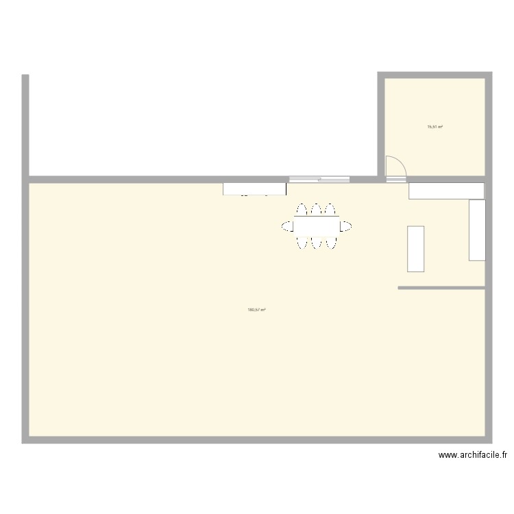 maison 3. Plan de 2 pièces et 196 m2