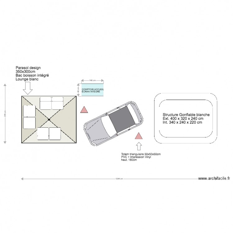 HAVAS ESPACE DÉTENTE INDOOR V2. Plan de 0 pièce et 0 m2