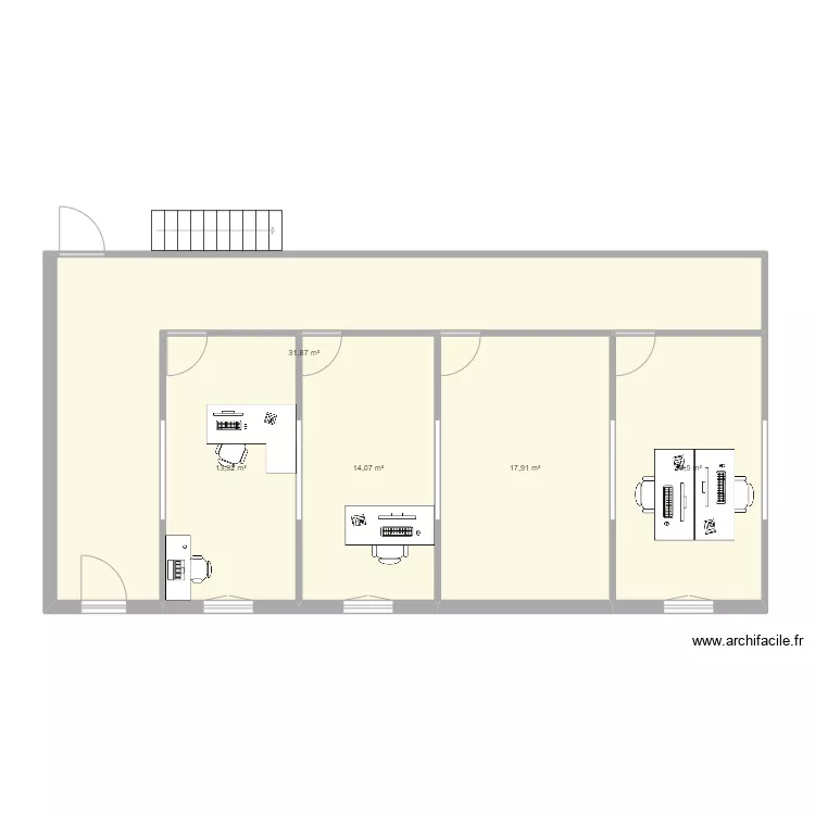 BUREAUX. Plan de BUREAUX. Plan de
