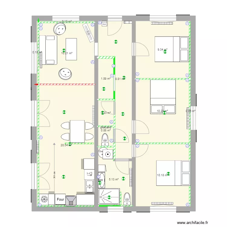 appart arlac xuxen allande version EDF v2. Plan de 