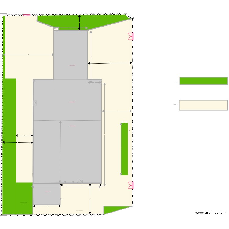 plan nu exterieur . Plan de 0 pièce et 0 m2