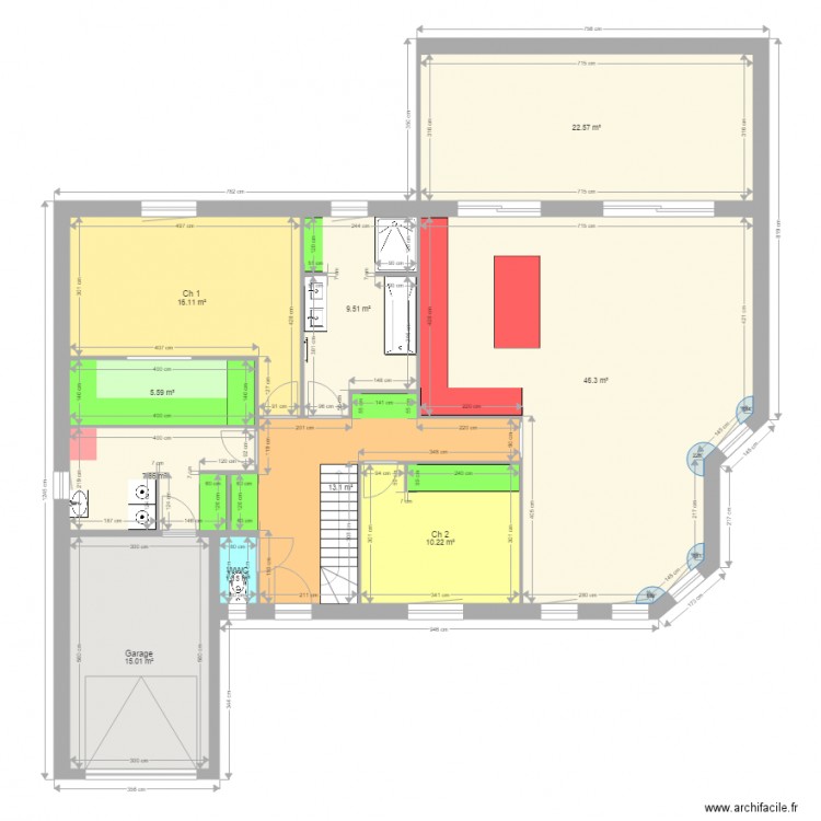 LESCIEUX. Plan de 0 pièce et 0 m2