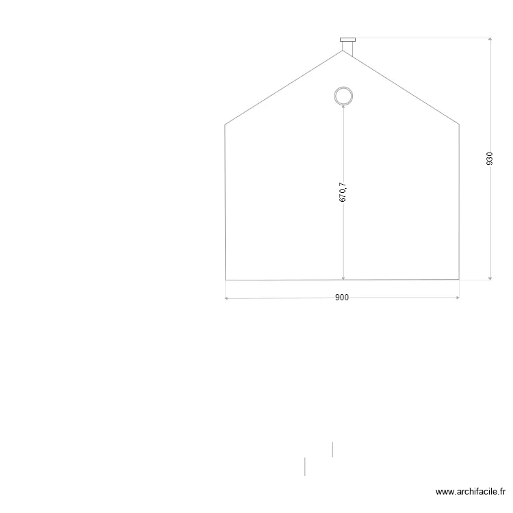 futur fa&ccedil;ade finale  GEOFFROY PARKING . Plan de 
