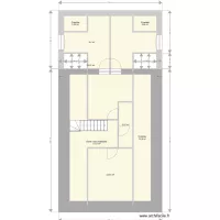 plan maison &eacute;tage
