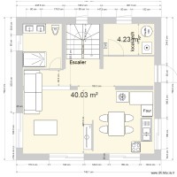 plan carré etage