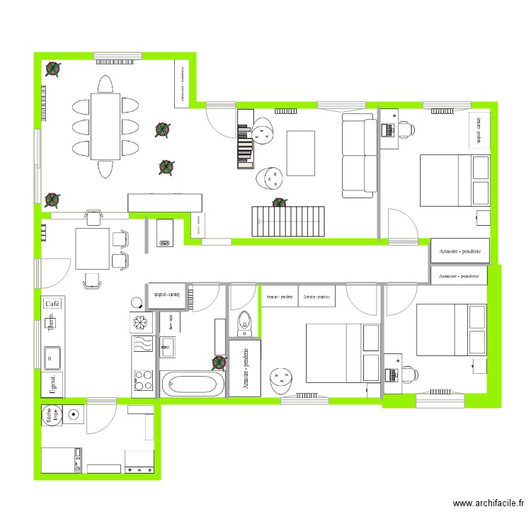 MAISON version standard proposition NIK étage réel. Plan de 0 pièce et 0 m2