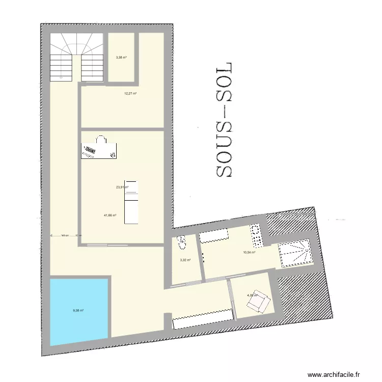 Baln&eacute;o v1. Plan de 