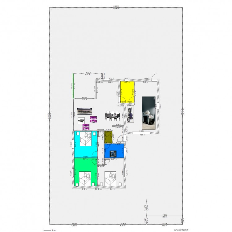 Plan ensemble . Plan de 0 pièce et 0 m2