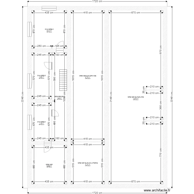 ROYER ETAGE. Plan de 