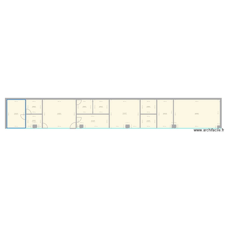 Dimensions exactes. Plan de 0 pièce et 0 m2