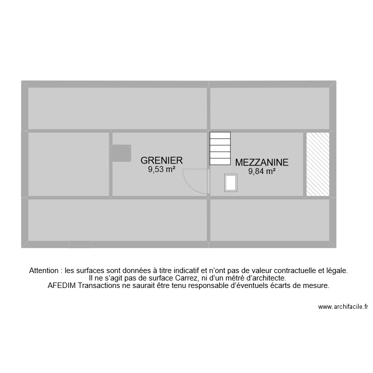 BI 9498 COMBLES. Plan de 41 pièces et 310 m2