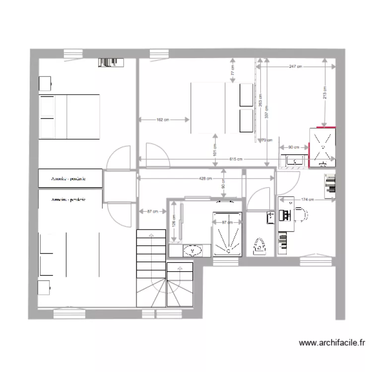 maison etage 6. Plan de 