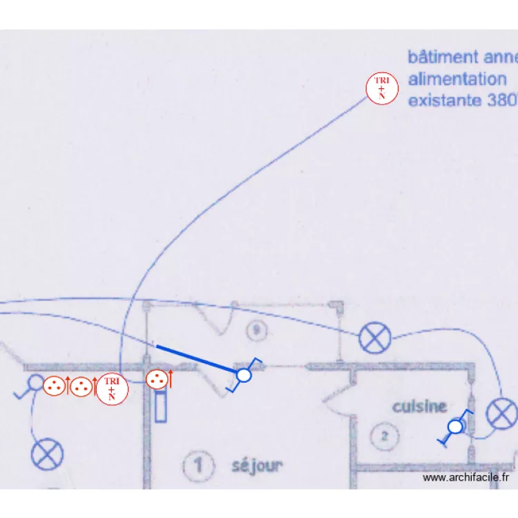 Brigitte Pascale ext et écuries. Plan de Brigitte Pascale ext et écuries. Plan de