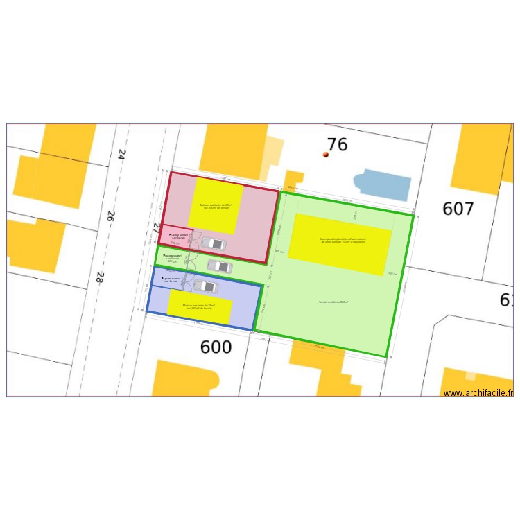 andré aubagne. Plan de 8 pièces et 1073 m2