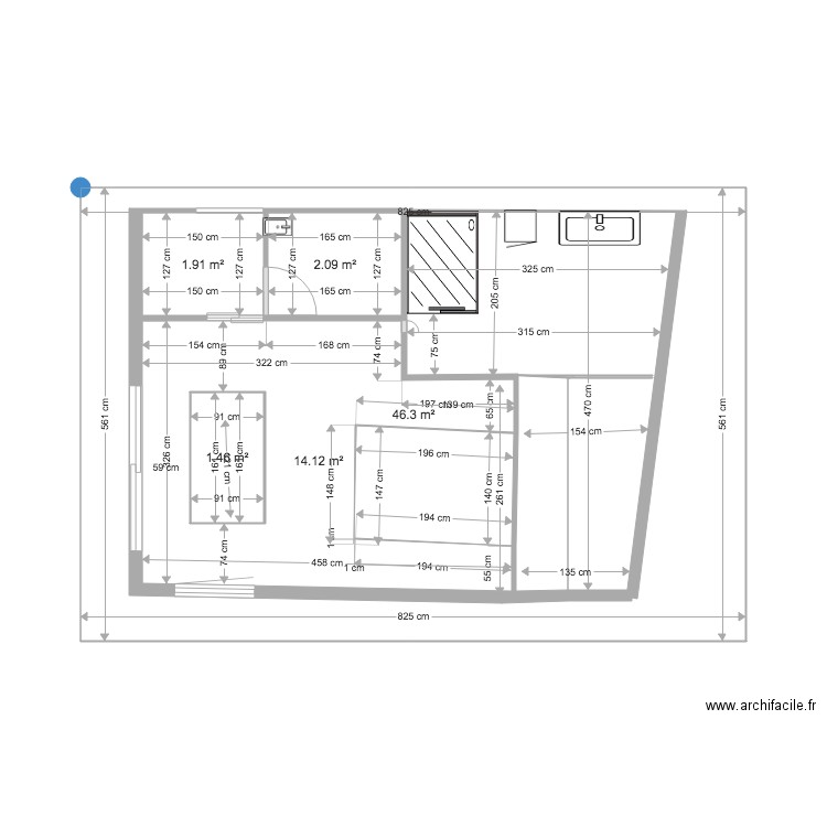 extension velux 4. Plan de 0 pièce et 0 m2