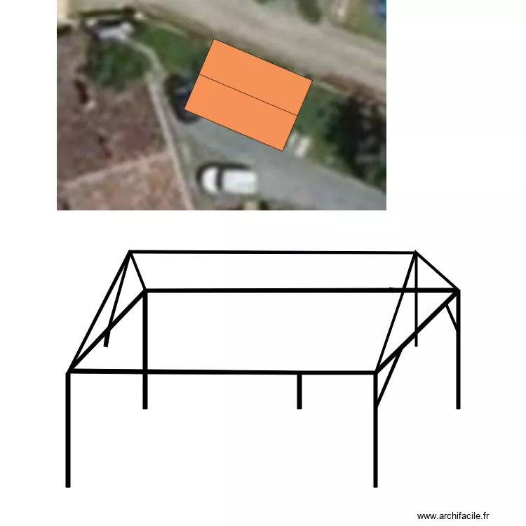 Touron. Plan de 