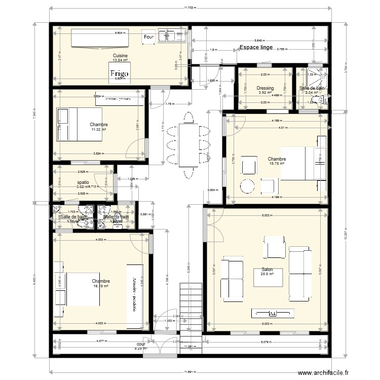 plan de diamniadio rdc 1 2345. Plan de 0 pièce et 0 m2