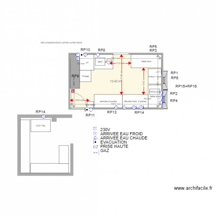 sas du frau new. Plan de 0 pièce et 0 m2