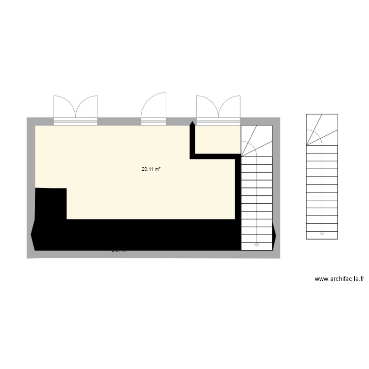 caluire ssol1. Plan de 0 pièce et 0 m2
