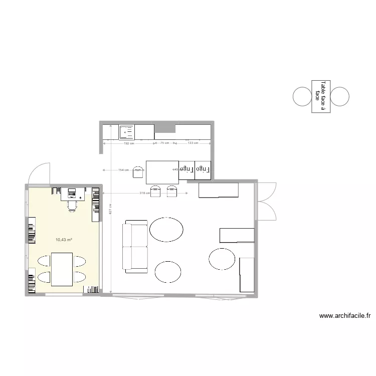malakoff verriere. Plan de 