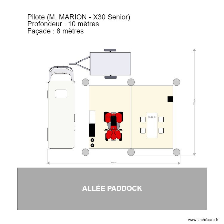 EMPLACEMENT LAPS RK LPTENT 1 PILOTE. Plan de 0 pièce et 0 m2