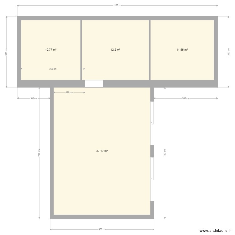 Pagny projet. Plan de 0 pièce et 0 m2