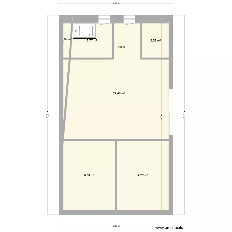 Pagny projet. Plan de 