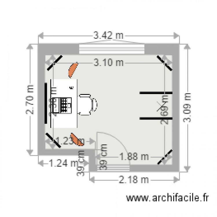 home studio 2. Plan de 0 pièce et 0 m2