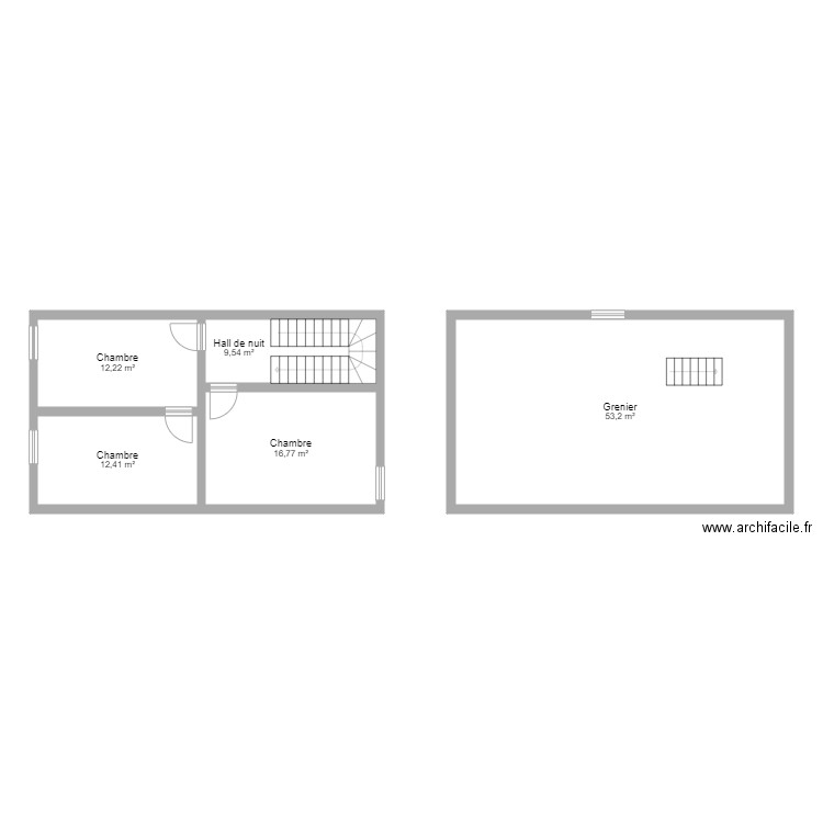 lambot 92 étage grenier. Plan de 0 pièce et 0 m2