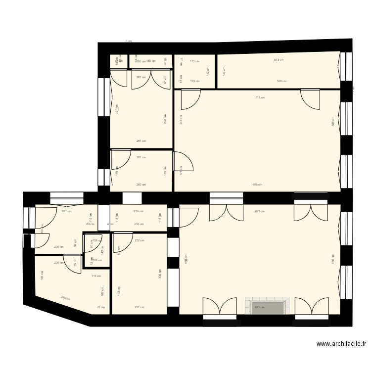 MALGRAS ETAGE DROIT. Plan de 0 pièce et 0 m2