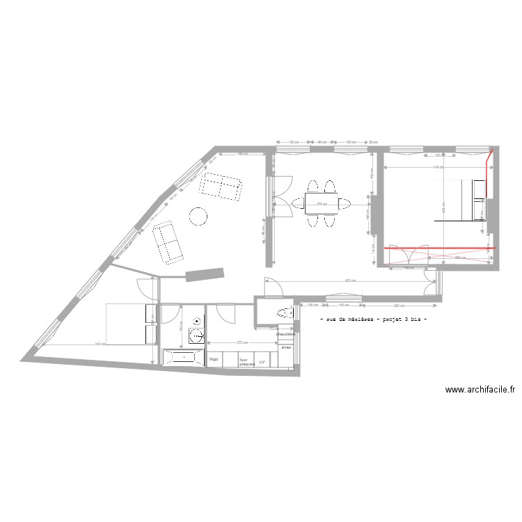 mezieres projet 3 bis. Plan de 0 pièce et 0 m2