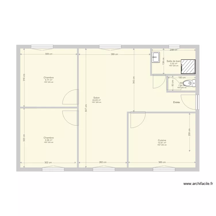 M TRINCHIERI. Plan de 