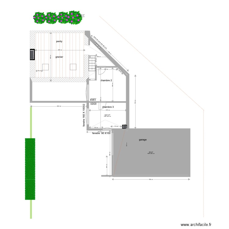 TREDREZ ETAGE FINAL. Plan de 0 pièce et 0 m2