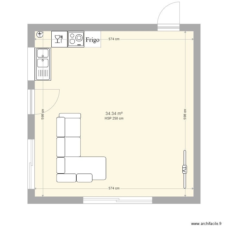 cuisinecc1. Plan de 0 pièce et 0 m2