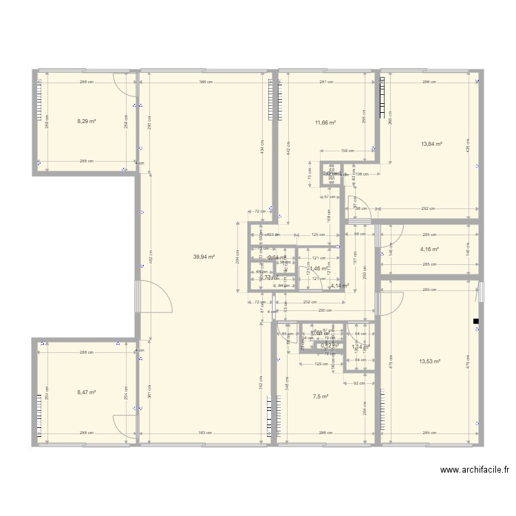 Bernanos Cyril Achard initial. Plan de 0 pièce et 0 m2