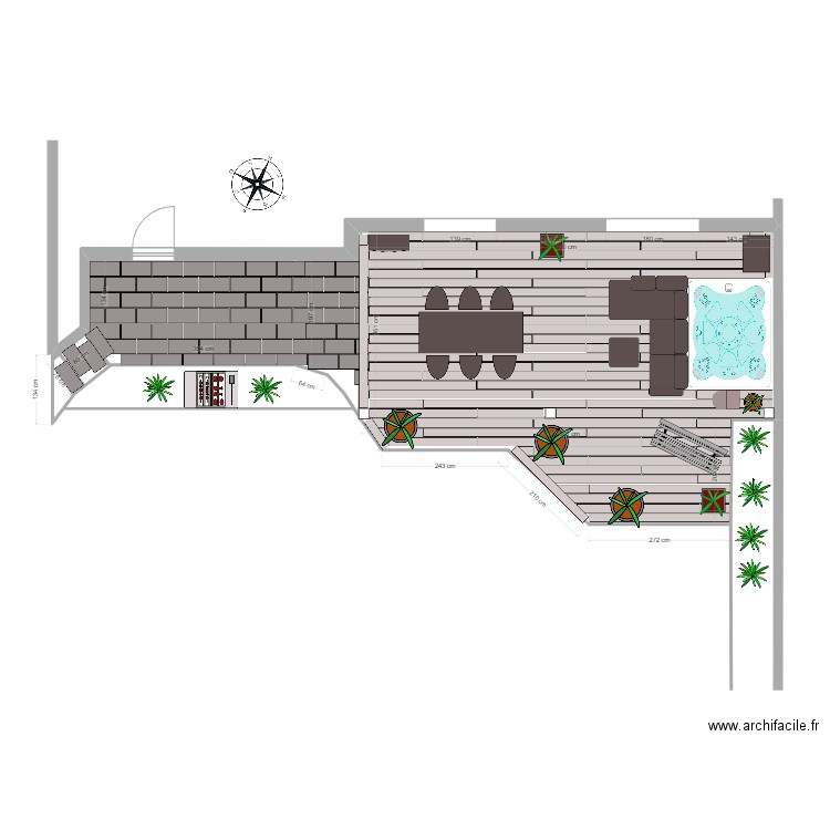 Terrasse 2. Plan de 0 pièce et 0 m2