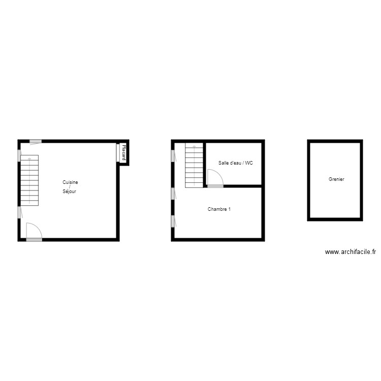GAUTON  MARTIN. Plan de 0 pièce et 0 m2