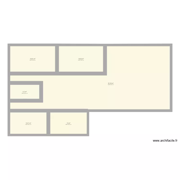 appartement. Plan de 